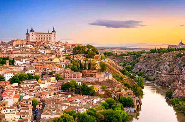 Panoramic of Toledo's Old Town